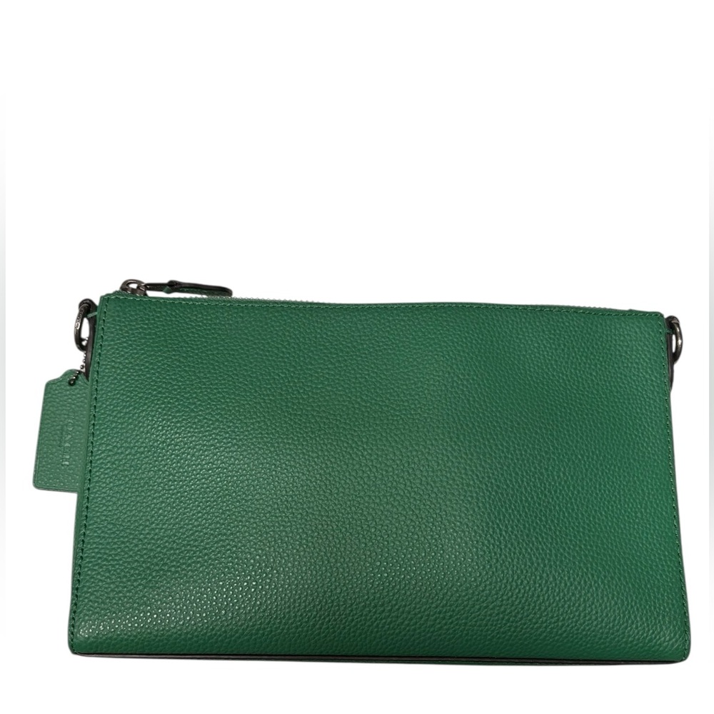 COACH Holden Crossbody “Spill the Beans” Diary Embroidery Green Limited NWOT - Picture 4 of 14
